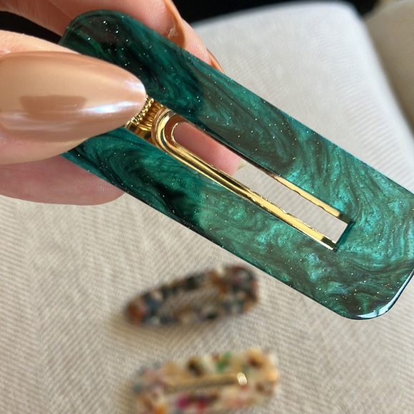 Bundle of 3 hair clips Barette - Picture 4 of 5